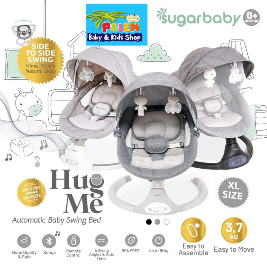 Sugar Baby Hug Me Automatic Baby Swing Bed XL - Bouncer Baby 06 BED