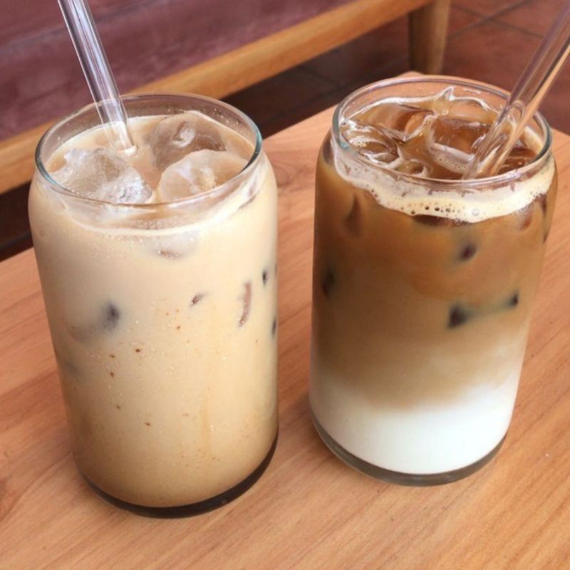 Gelas Kaca Aesthetic [450 ML] /  Can / Glass / Beer Can / Gelas kaca cantik estetik  / Popcan glass