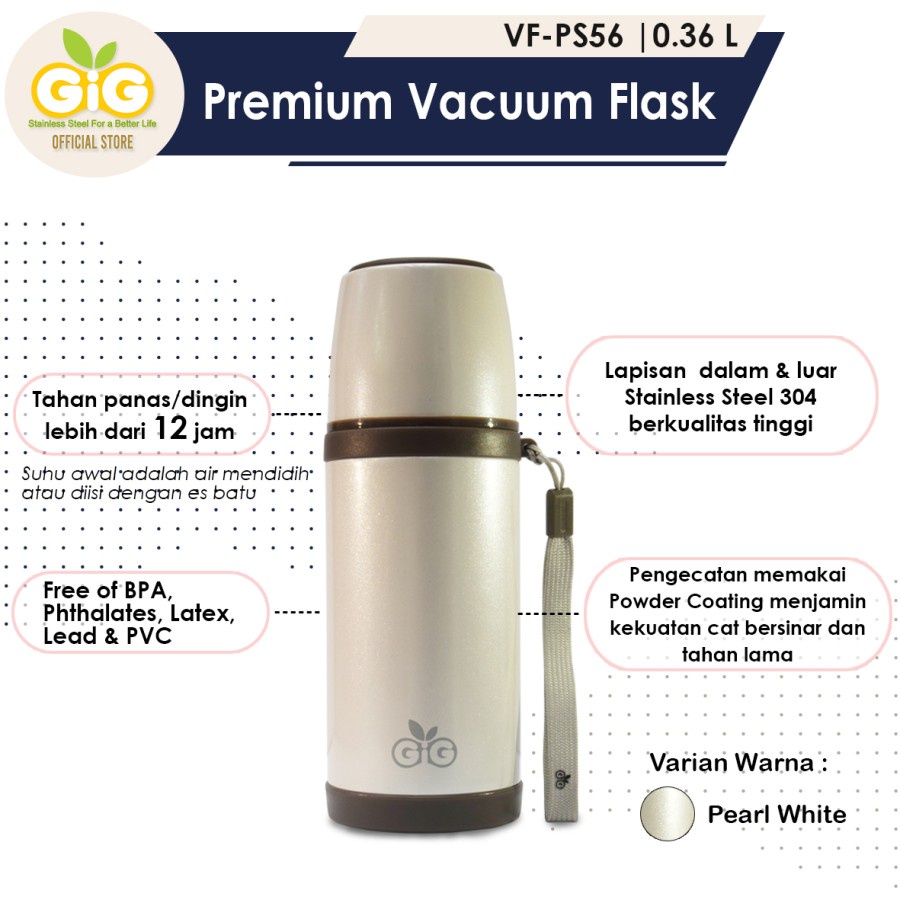 Gig Baby Premium Vacuum Flask 360ml