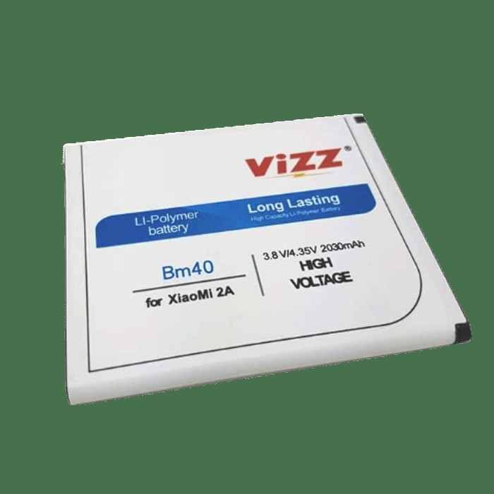 VIZZ Baterai XIAOMI BM40 / MI 2A ORIGINAL