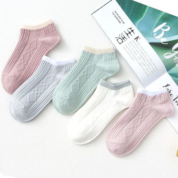 Kaos Kaki Wanita Fashion Ankle Cute Korean Style / Women Sock Import Murah / Kaos Kaki Unik Lucu Panjang Semata Kaki / TS-41