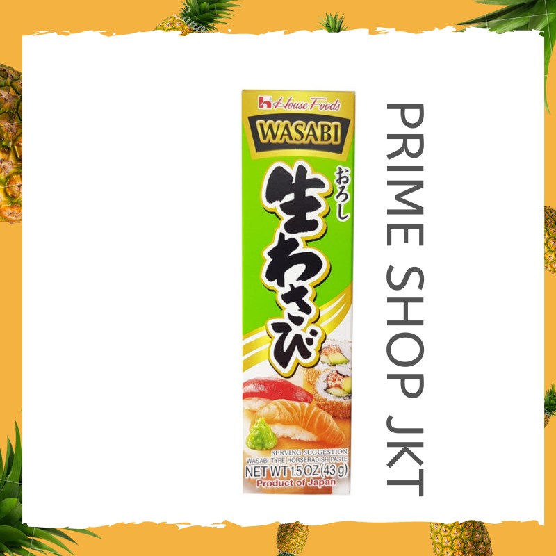 

House Neri Wasabi Tube 43gr - Pasta Wasabi Jepang