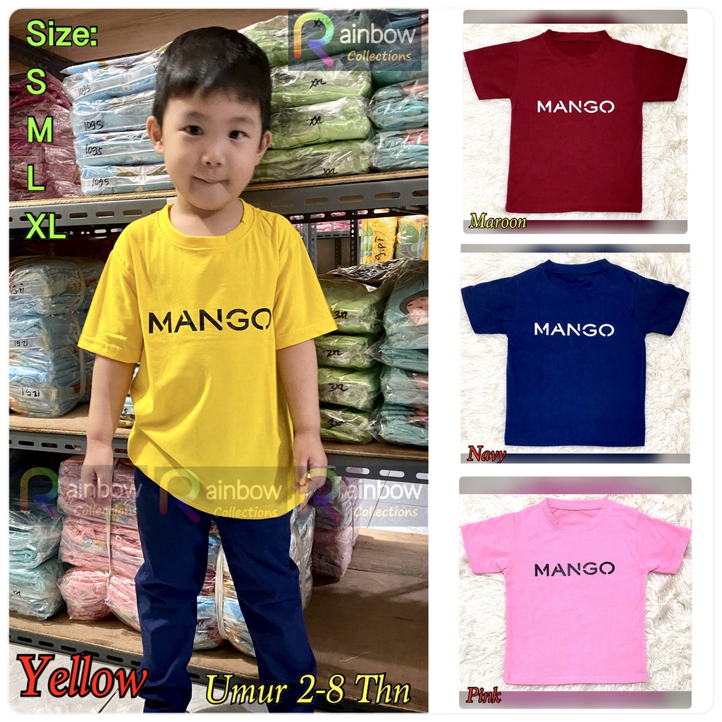 Kaos Anak (2-8 Tahun) Unisex Soft Spandex / T-shirt anak Sablon Branded Part 2