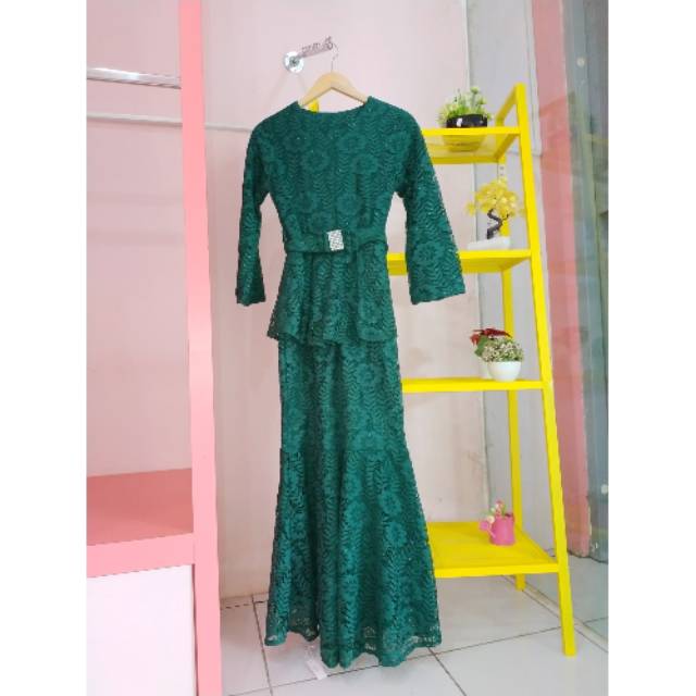 Baju pesta maxi dress model duyung