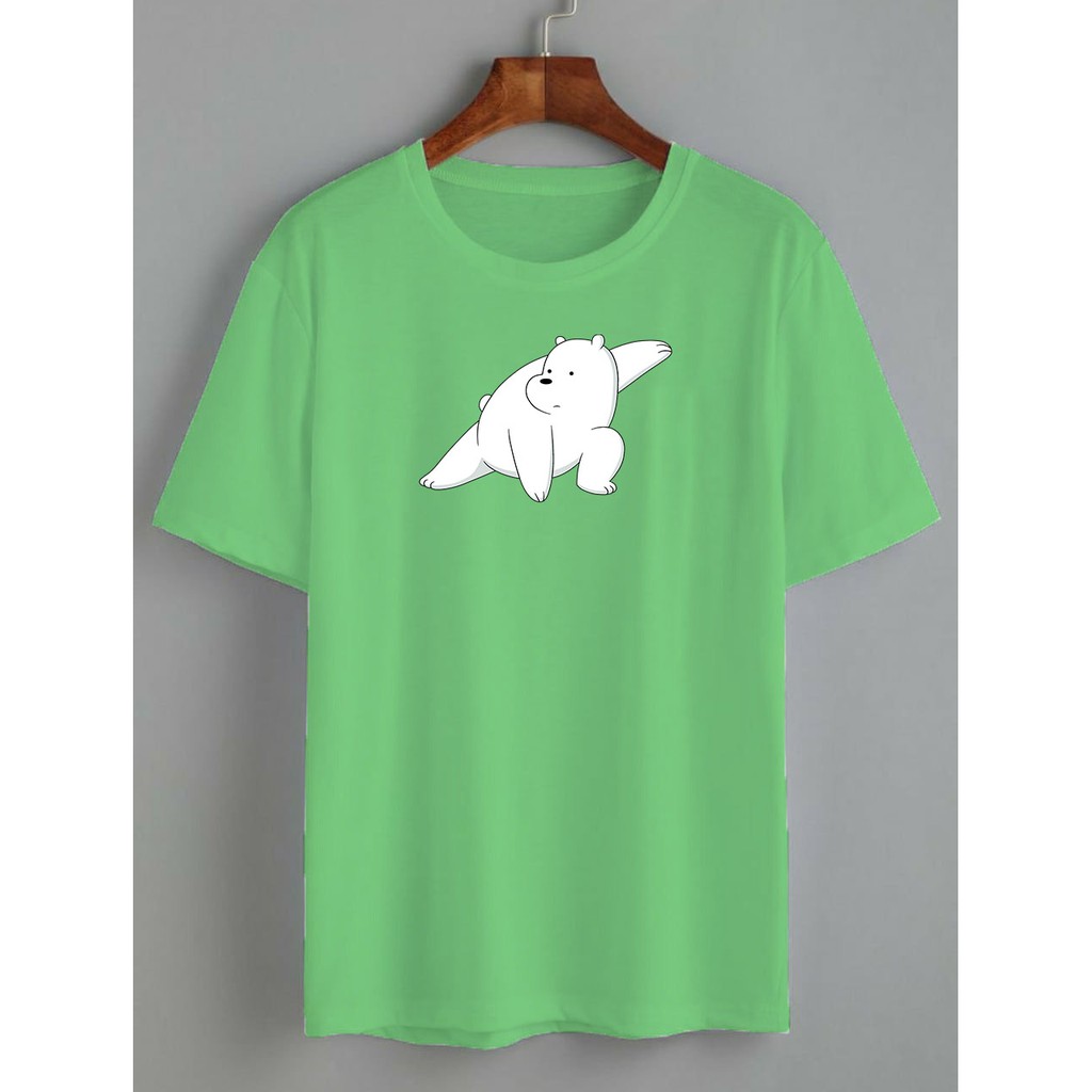 kaos white bear kungfu / kaos wanita/ KATUN 24Skaos white bear kungfu / kaos wanita/ KATUN 24S