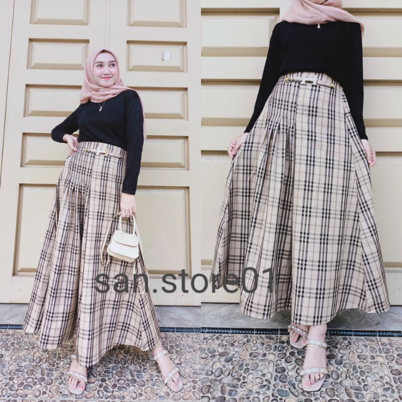 ROK PAYUNG KOTAK / ROK KOTAK PANJANG