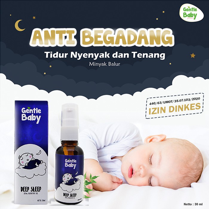 PERAWATAN BAYI BABY OIL MINYAK TELON GENTLE BABY DEEP SLEEP BAYI TIDUR PULAS DAN NYENYAK BB2