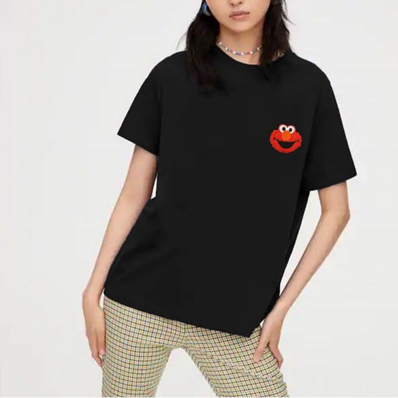 T-SHIRT OVERSIZE ELMO COOKIES MONSTER SIDE