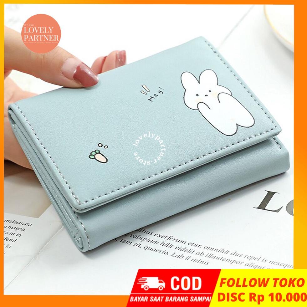 [Original] W14 Dompet Mini Wanita Motif Binatang Lucu Kantong Koin Cewek Kartu Uang Foto Cantik Wome