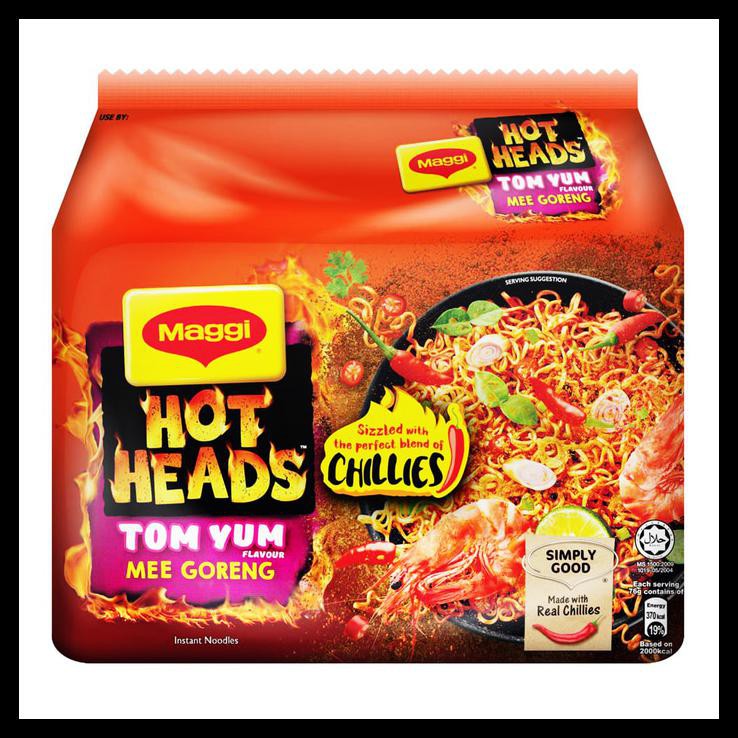 

Terlariz! Maggi Hot Heads Instant Noodle - Tom Yumz