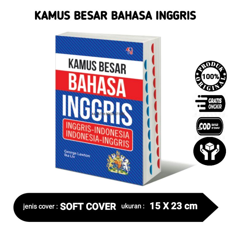 Jual Kamus Besar Bahasa Inggris Index Besar Inggris Indonesia