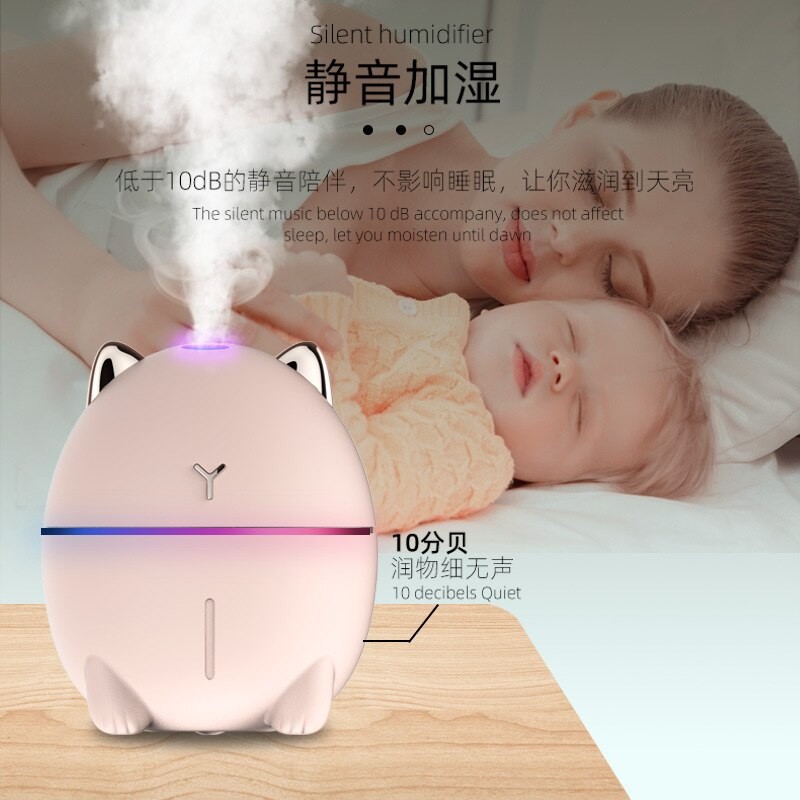 COD Diffuser Aromatherapy Air Humidifier Alat Uap Aroma Terapi Pewangi Pelembab Ruangan 200 ml C02