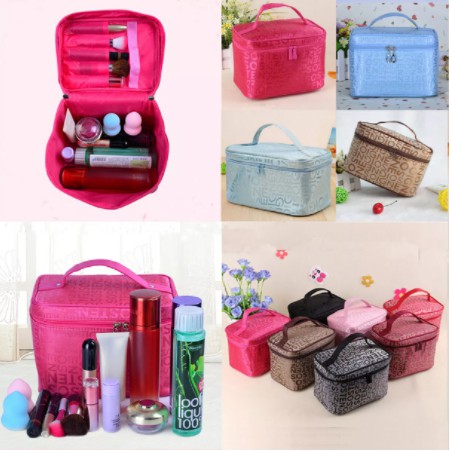 Tas Kosmetik Korea Travel Organizer Tas Makeup Bag Pouch Multifungsi