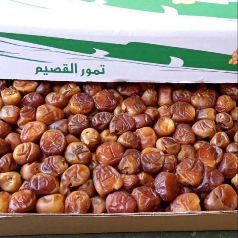 

Kurma Sukari Al Qassim 3 Kg Fresh || Kurma Raja Sukari 1 Dus 3 Kg