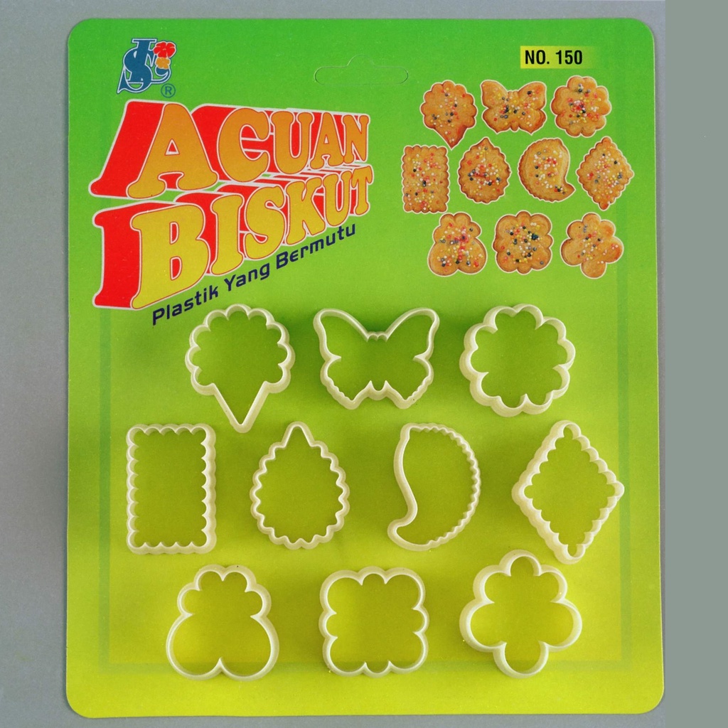 Acuan Sin Lian Kue Bakar Cetakan Biskuit Huruf Abjad Alphabet SinLian Cookies Biscuit Kuih Jem Tar Set 102 110 129 142 150 174 183 184 196 206 209