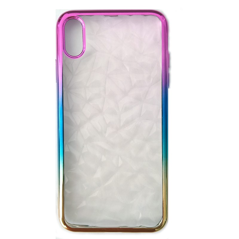 CASING IMPOR iPhone 7/8/SE 2020/7+/8+/XS Max Rainbow Diamond Shiny Soft Case WEIKA COD