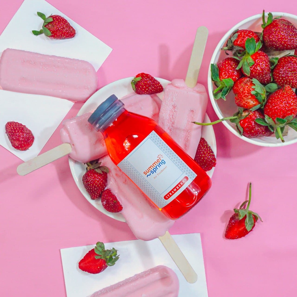 Parfum Mobil Pengharum Ruangan Pewangi Kamar Tidur Harum Summer Spring | Refill Apel | Strawberry