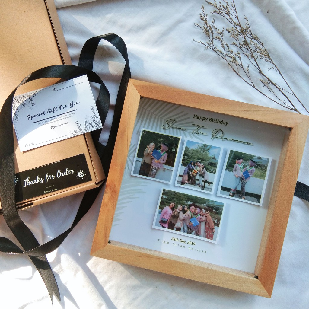 Pop up Frame 3D / Kado Annive / kado ulang tahun / Kado Nikahan / Kado Wisuda (ANTI PECAH)