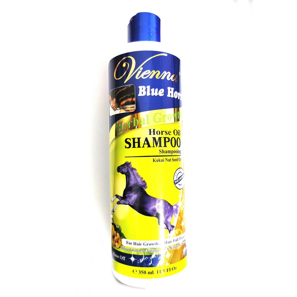 Vienna Shampoo Blue Horse Herbal Growth 350mL