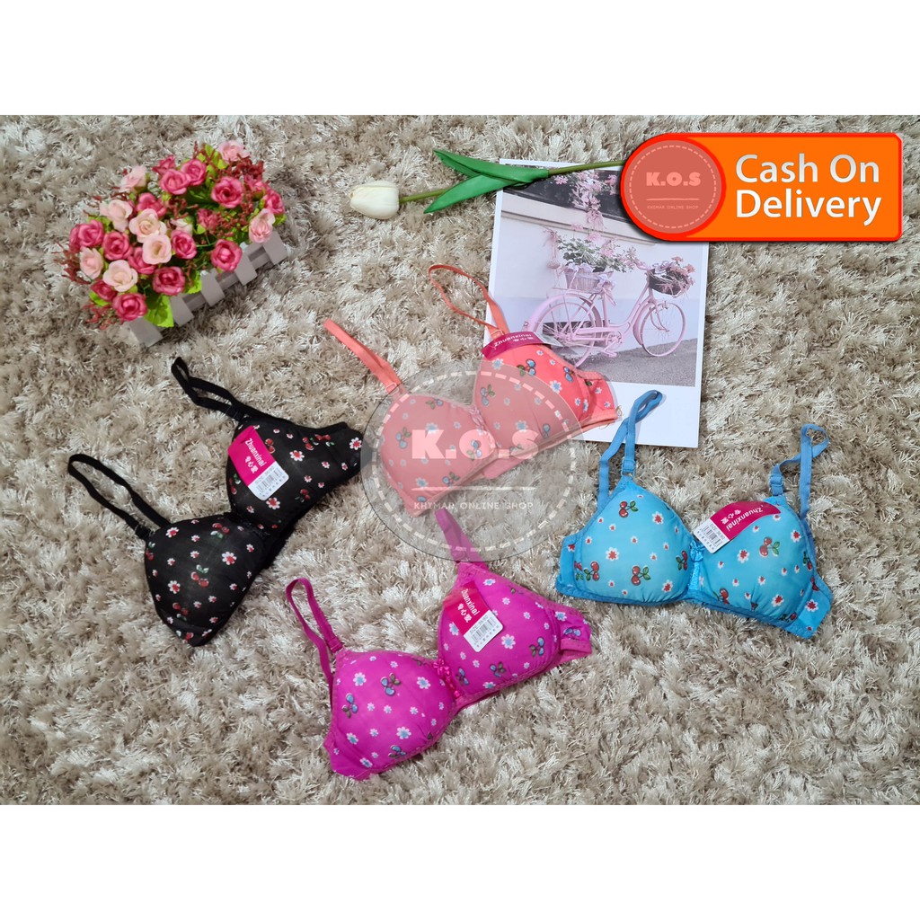 BRA BH ANAK BERMOTIF BUSA TIPIS SIZE 32-36