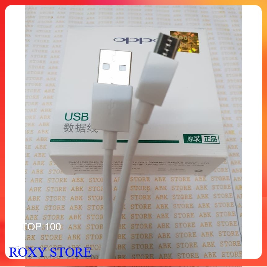 Kabel Data Charger OPPO A37 A57 F1S 2A Micro Usb Cable Original