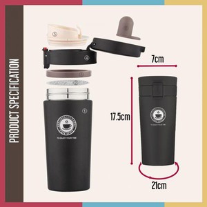 Tumblr Botol Minum Termos Kopi 380ml / Vacuum Insulation Cup Hot&amp;Cold gelas