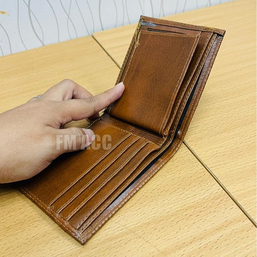 Dompet Pria Kulit Sintesis Terbaru 2021 Dompet Kartu Dompet Kulit Pria Keren Random Merek