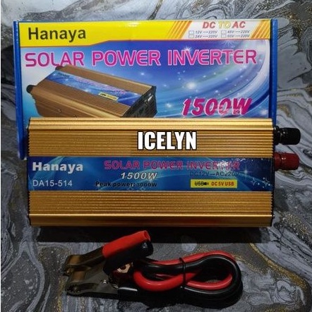 Inverter 1500w 1500watt 1500 12V Hanaya