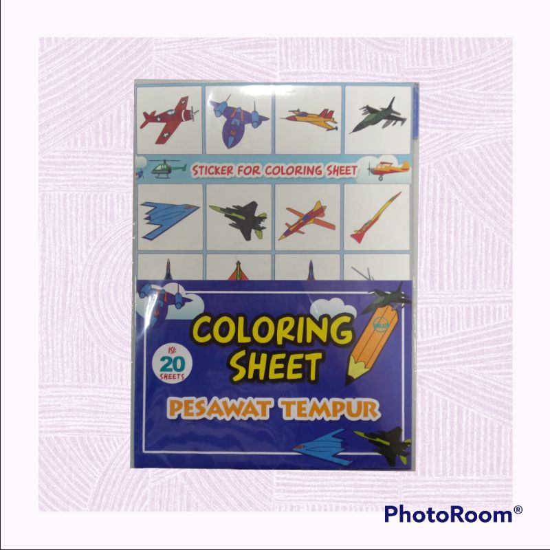 

COLORING SHEET PESAWAT TEMPUR
