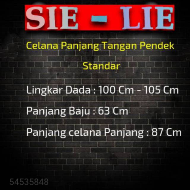 Daster stelan PP/CPTP Standar Merk SieLie