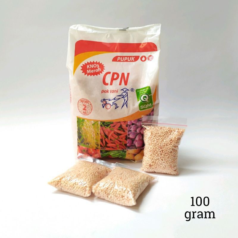 Pupuk KNO3 Merah Pak tani Kemasan 100gr murah