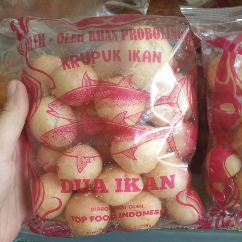 

Krupuk ikan Cap Dua ikan khas Probolinggo