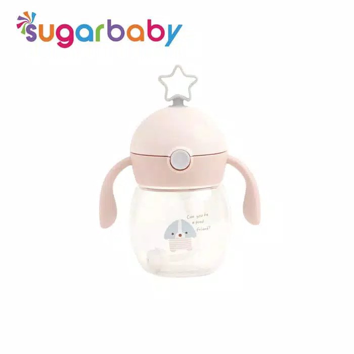 Sugar Baby TRITAN Sippy Cup Star (280 ml , 9 mo+) - BOTOL MINUM SUGARBABY SIPPY CUP SUGARBABY