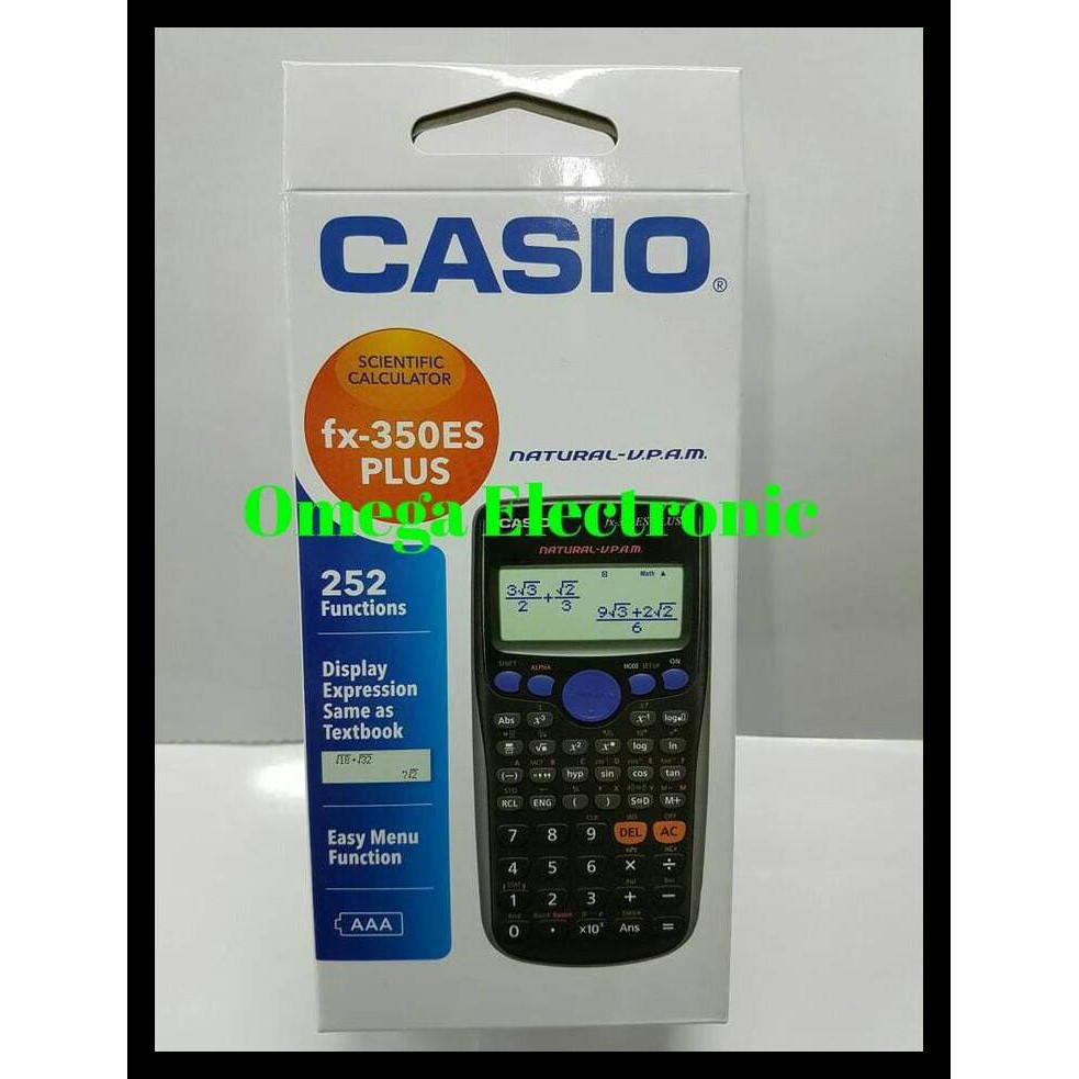 

Big Sale Casio Fx 350 Es Plus Scientific Calculator Kalkulator Sekolah Kuliah Promo