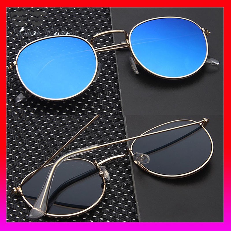 RF - Kacamata Oval Hitam Kacamata Korea Kacamata Pria Wanita Kacamat Oval Gold Hitam Kacamata Retro 