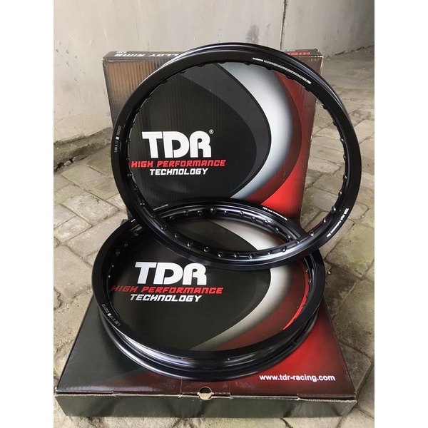 velg tdr uk 140 160 185 hitam ring 17