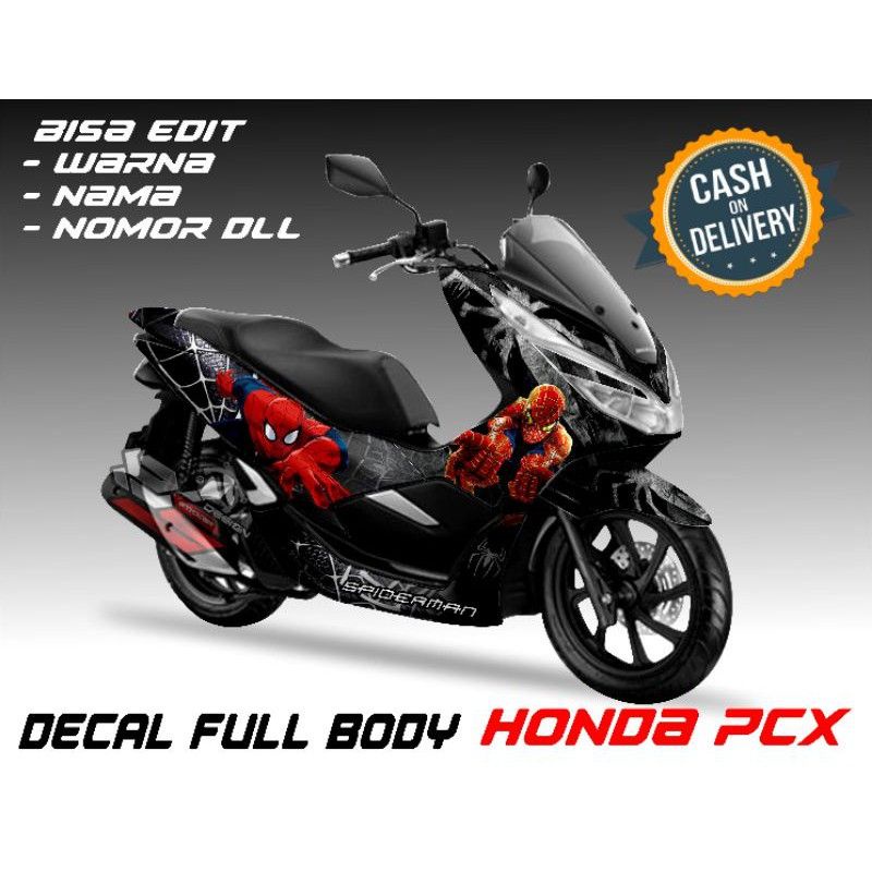DECAL STICKER FULL BODY MOTOR HONDA PCX 150 cc