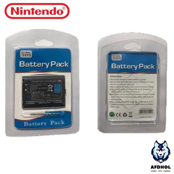 Baterai Batere Battery Pack Nintendo New Old 3ds XL LL Original Oem Op - Old 3ds XL LL