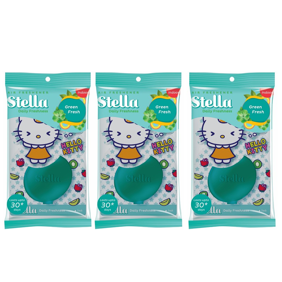 Stella Daily Freshness Pengharum Ruangan Green Fresh 3 x 7 mL