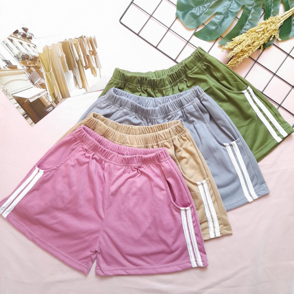 CELANA PENDEK WANITA KOREA HOT PANTS WANITA CELANA TIKTOK HOTPANTS HIGHWAIST CELANA SANTAI WANITA