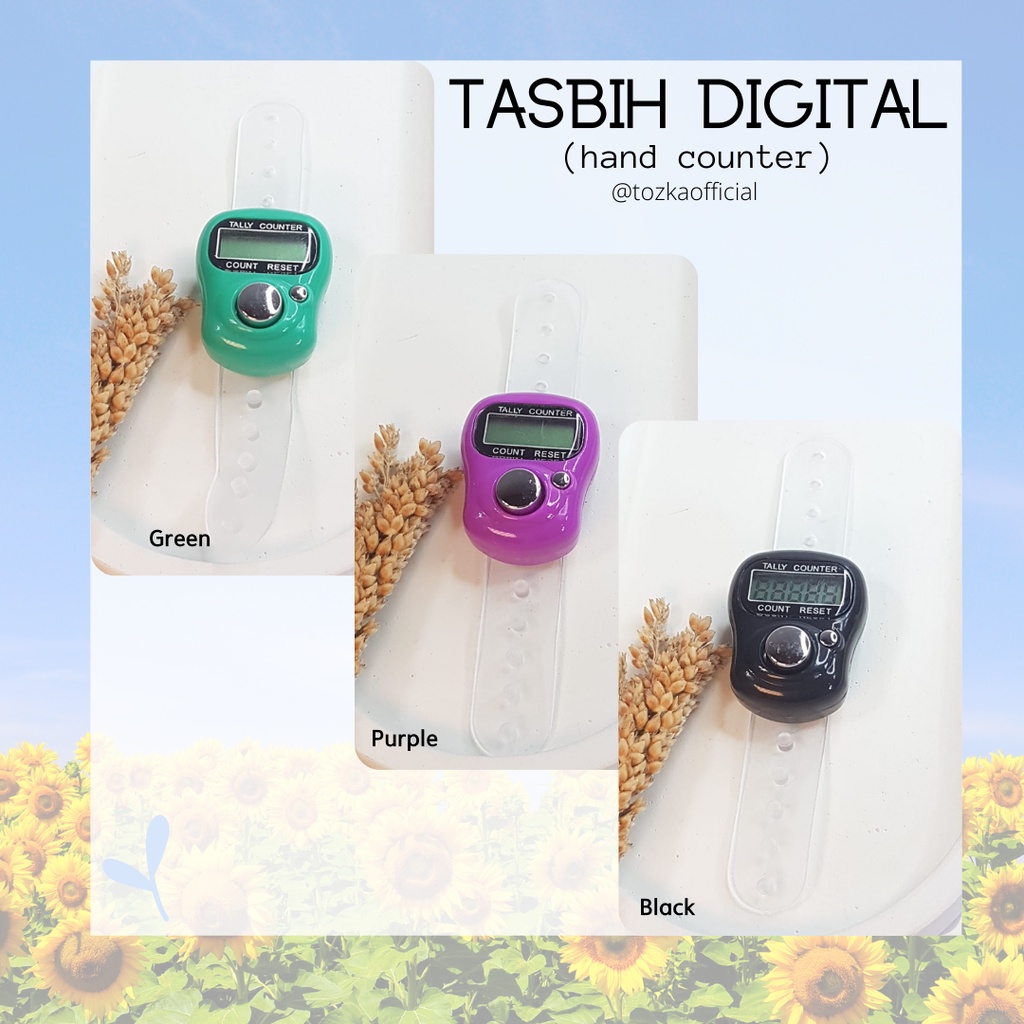 Tasbih digital I  Alat hitung digital Tasbih I Hand counter I Tozka official