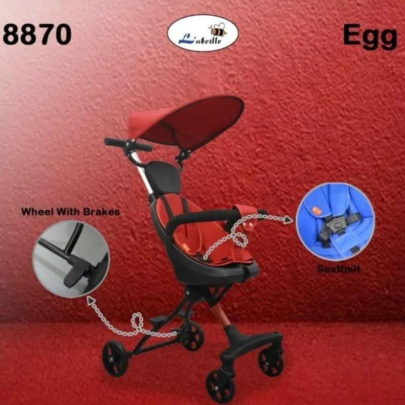 LABEILLE STROLLER EGG 8870 / STROLLER / LABEILLE / KERETA DORONG