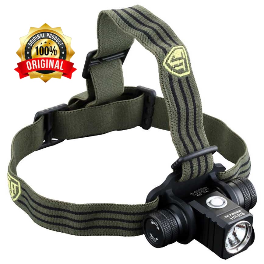 JETBeam HR25 Headlamp Senter LED SST40 N4 BC 1180 Lumens