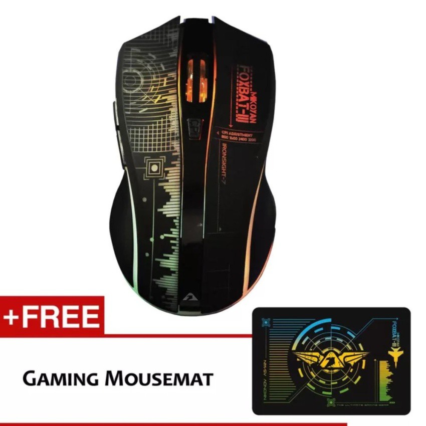 Armaggeddon Foxbat III -Wireless Macro-Gaming Mouse-Best Seller