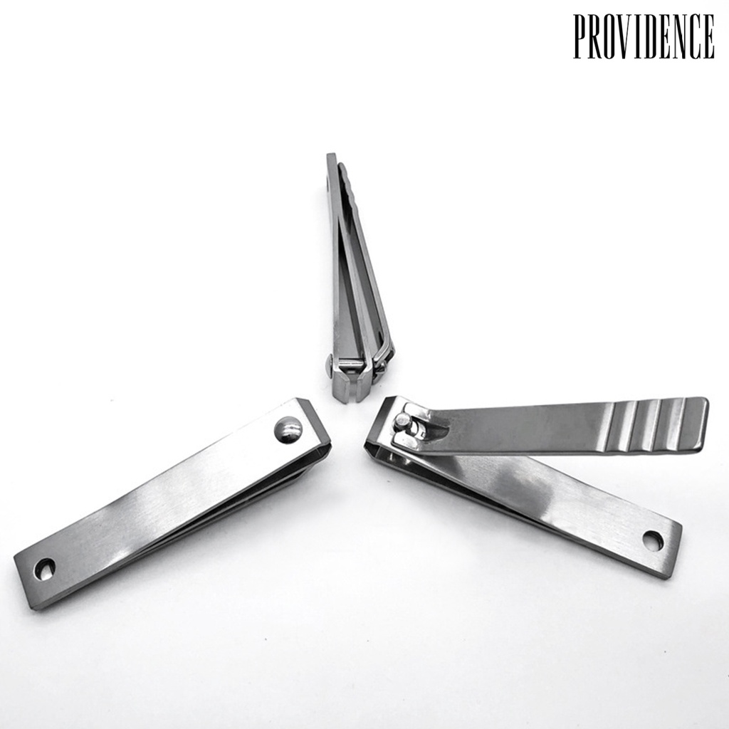 Providence Manicure Cutter Non-slip Nail Care Stainless Steel Flat Mouth Nail Clipper Trimmer for Beauty