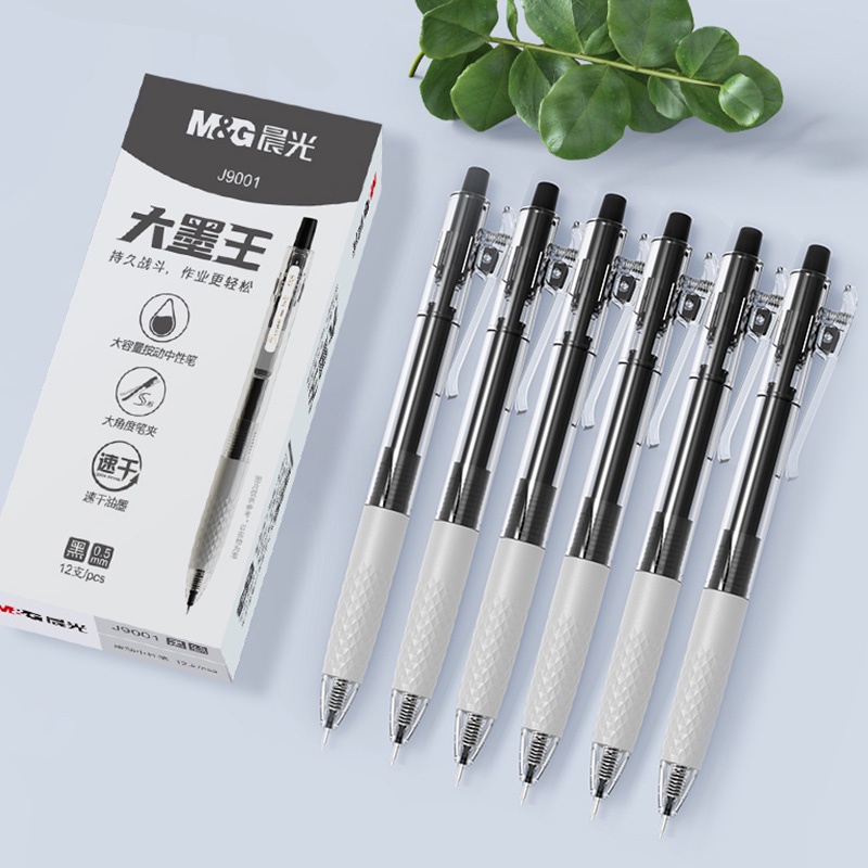 Pulpen Tinta Hitam Ukuran 0.5mm Cepat Kering