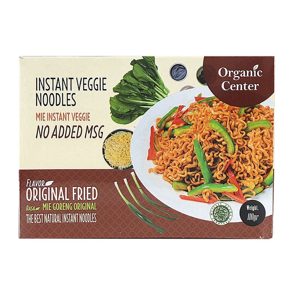 

Organic Center - Mie Instant Mie Goreng Original Noodle 100gr