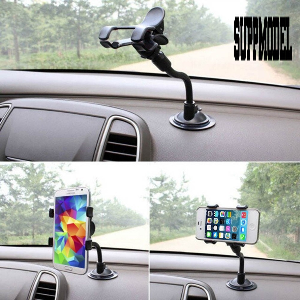 IPHONE Holder Handphone Universal 360 Derajat Untuk Kaca Depan Mobil Samsung