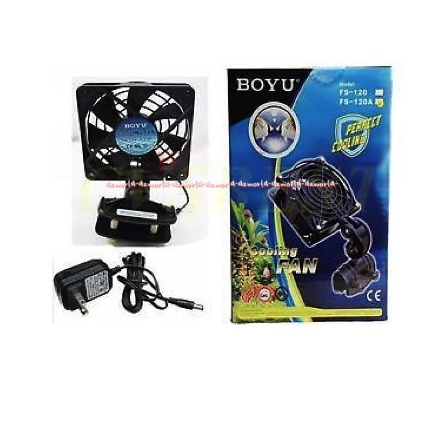 Boyu Perfect Cooling Pendingin Mesin Aquarium Kipas Akuarium Untuk Menurunkan Suhu Air Boyyu Fs-120A Cooling Fan Aquarium