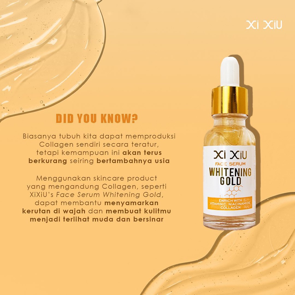 ❤ BELIA ❤ XI XIU Face Serum Vitamin C | Anti Acne | Whitening Gold 20 ml Vit C | Anti Jerawat Xixiu | BABY BUNNY